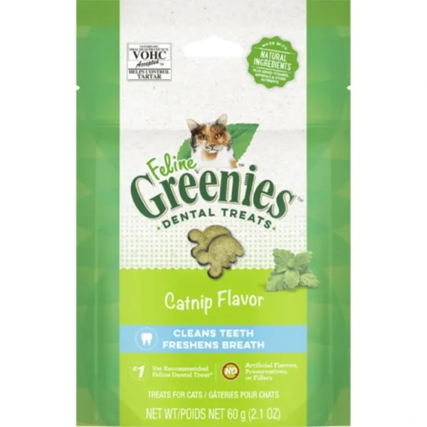 Flash Sale Greenies Feline CatNip Dental Treats for cats 60gm - Pet Home | The Perfect Pet Supplies Shopping Experience Cats