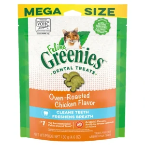 New Greenies Feline Chicken Dental Treats 130g - Pet Home | The Perfect Pet Supplies Shopping Experience Cats