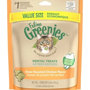 Discount Greenies Feline Dental Oven Roasted Chicken Flavor Cat Treats - Pet Home | The Perfect Pet Supplies Shopping Experience Cats