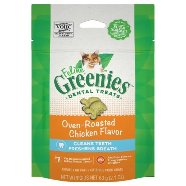Hot Greenies, Feline Dental Treat - Chicken - Pet Home | The Perfect Pet Supplies Shopping Experience Cats