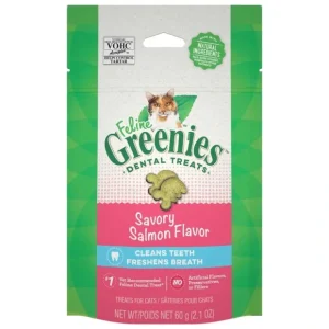 Greenies, Feline Dental Treat - Salmon - Pet Home | The Perfect Pet Supplies Shopping Experience