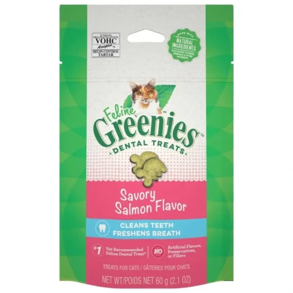 Greenies, Feline Dental Treat - Salmon - Pet Home | The Perfect Pet Supplies Shopping Experience