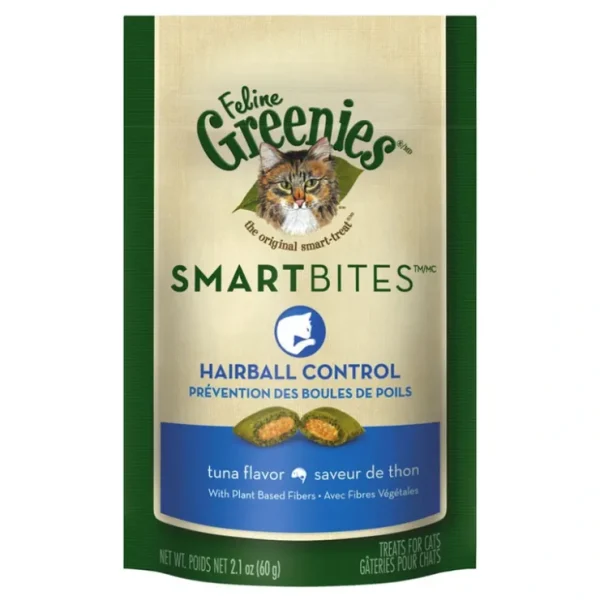 Shop Greenies, Feline Smartbites Hairball Control - Tuna - 60 g - Cat Treat - Pet Home | The Perfect Pet Supplies Shopping Experience Cats