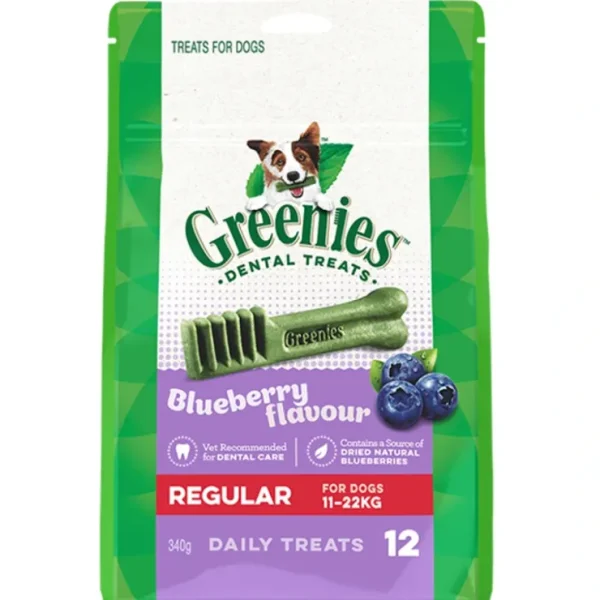 Best Sale Greenies for dogs Bursting Blueberry Regular 340g - Pet Home | The Perfect Pet Supplies Shopping Experience Dogs