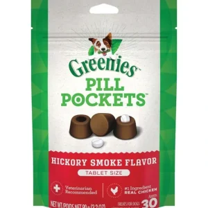 Best Greenies, Pill Pockets for Dogs - Hickory Smoke-Tablet - 90g - Dog Treat - Pet Home | The Perfect Pet Supplies Shopping Experience Dogs