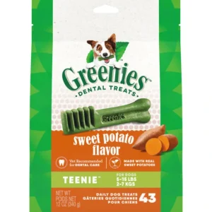 Best Greenies Sweet Potato Flavored Teenie Dental Treats (12 oz - 43 Count) - Pet Home | The Perfect Pet Supplies Shopping Experience Dogs