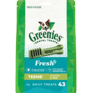 Best Sale Greenies Teenies FRESH MINT 340gm 43 treats per pack - Pet Home | The Perfect Pet Supplies Shopping Experience Dogs