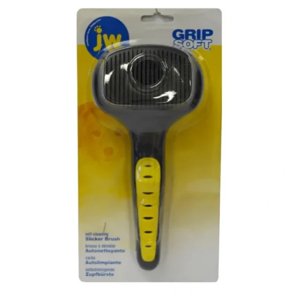 Fashion Gripsoft Self Cleaning Slicker Brush Small - Pet Home | The Perfect Pet Supplies Shopping Experience Cats