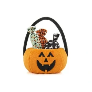 Best Sale Halloween Pumpkin Basket with Sqeaky Candies - Pet Home | The Perfect Pet Supplies Shopping Experience Pet Toys