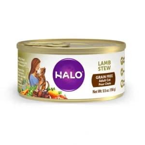 Outlet Halo Holistic Grain Free Adult Lamb Stew Canned Cat Food - Pet Home | The Perfect Pet Supplies Shopping Experience Cats