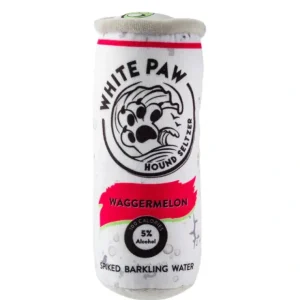 Store Haute Diggity White Paw - Waggermelon Hound Seltzer (7" x 4.5" x 2.5 - Pet Home | The Perfect Pet Supplies Shopping Experience Pet Toys