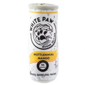 Cheap Haute Diggity White Paw Muttlenial Mango Hound Seltzer (7" x 4.5" x 2.5 - Pet Home | The Perfect Pet Supplies Shopping Experience Pet Toys