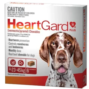 Best Heartgard Plus Brown 6 pack - Dogs 23-45kg, Heartworm monthly Chews - Pet Home | The Perfect Pet Supplies Shopping Experience Dogs