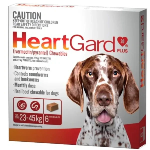 Best Heartgard Plus Brown 6 pack - Dogs 23-45kg, Heartworm monthly Chews - Pet Home | The Perfect Pet Supplies Shopping Experience Dogs