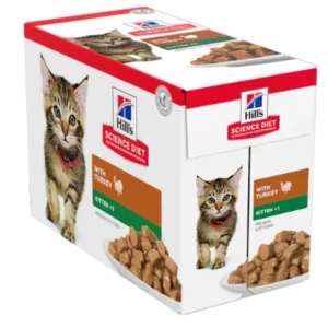 Sale Hills Science Diet Feline Kitten with Turkey Pouches - Pet Home | The Perfect Pet Supplies Shopping Experience Cats