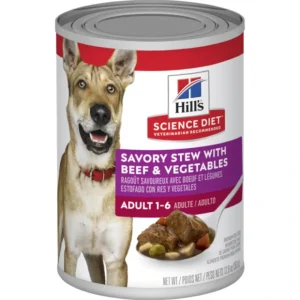 Best Sale Hills Science Diet Savoury Stew Beef & Vegetables Canned Dog Food 363g x 12 - Pet Home | The Perfect Pet Supplies Shopping Experience Dogs
