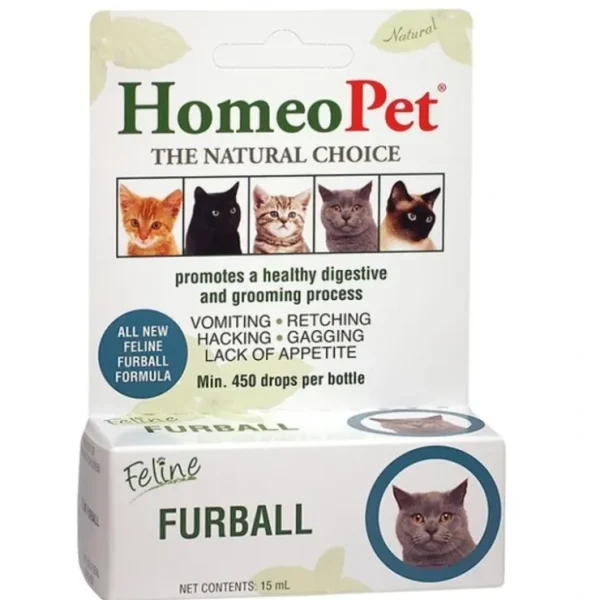 Homeopet Feline Furball 15ml - Pet Home | The Perfect Pet Supplies Shopping Experience