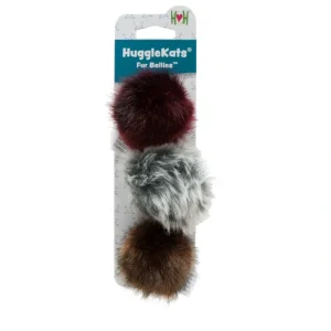 Best Sale HuggleKat Fur Ballies 3pk - Pet Home | The Perfect Pet Supplies Shopping Experience Pet Toys