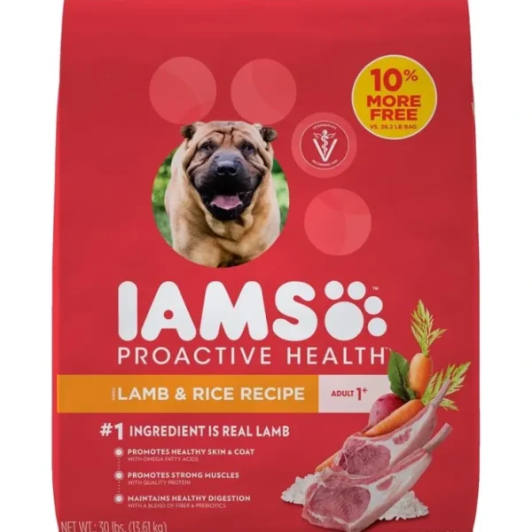 Clearance Iams ProActive Health Adult Lamb Meal and Rice Formula Dry Dog Food - Pet Home | The Perfect Pet Supplies Shopping Experience Dogs