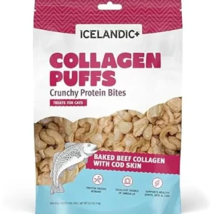 Online Icelandic Cat Collagen Puffs .5oz - Pet Home | The Perfect Pet Supplies Shopping Experience Cats
