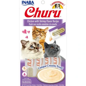 Cheap Inaba Churu Chicken Puree with Shrimp Cat Treat - Pet Home | The Perfect Pet Supplies Shopping Experience Cats