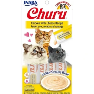 Store Inaba Churu Chicken with Cheese Puree Recipe Cat Treat - Pet Home | The Perfect Pet Supplies Shopping Experience Cats