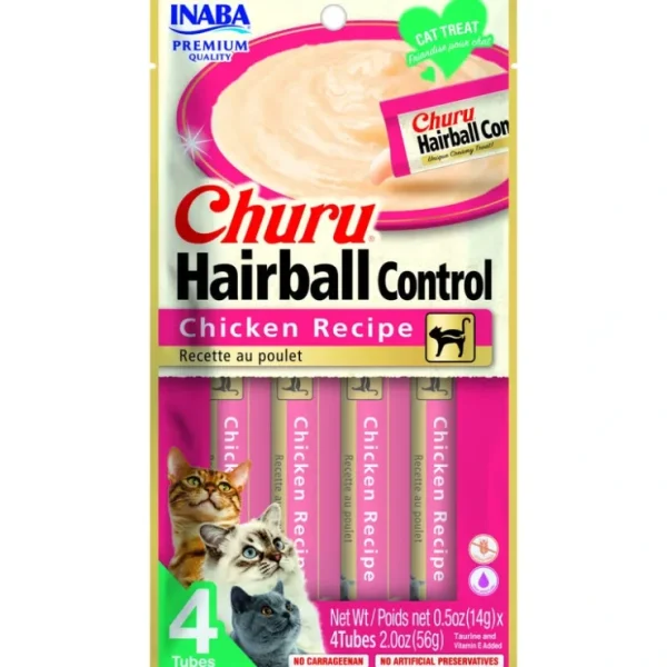 Hot Inaba Churu Hairball Control Chicken - Pet Home | The Perfect Pet Supplies Shopping Experience Cats