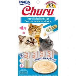 Outlet Inaba Churu Tuna Puree with Scallop Cat Treat - Pet Home | The Perfect Pet Supplies Shopping Experience Cats