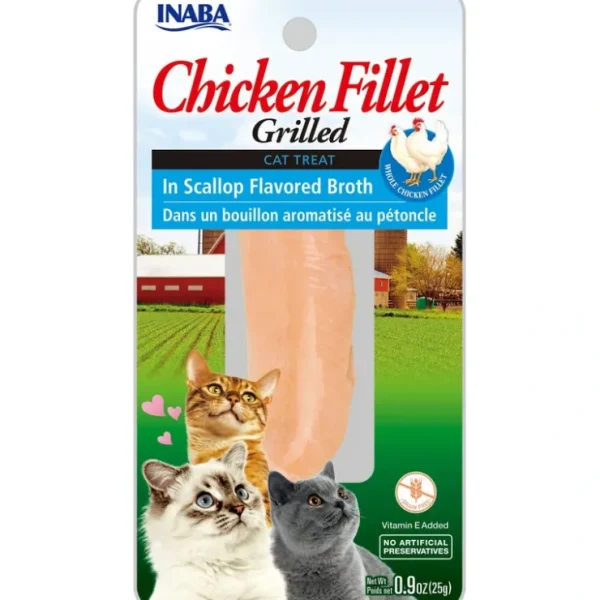 Shop Inaba Ciao Grain Free Grilled Chicken Fillet in Scallop Broth Cat Treat - Pet Home | The Perfect Pet Supplies Shopping Experience Cats