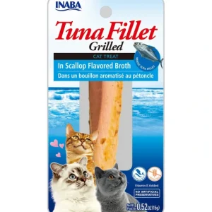 Sale Inaba Ciao Grain Free Grilled Tuna Fillet in Scallop Broth Cat Treat - Pet Home | The Perfect Pet Supplies Shopping Experience Cats