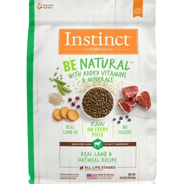 Flash Sale Instinct Be Natural Lamb &Oatmeal Recipe Dry Dog Food - Pet Home | The Perfect Pet Supplies Shopping Experience Cats