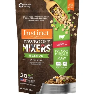 Fashion Instinct Grain Free Freeze Dried Raw Boost Mixers Blends Beef Recipe Dog Food Topper - Pet Home | The Perfect Pet Supplies Shopping Experience Cats