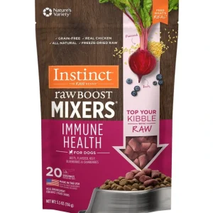 Online Instinct Grain Free Freeze Dried Raw Boost Mixers Immune Health Recipe Dog Food Topper - Pet Home | The Perfect Pet Supplies Shopping Experience Cats