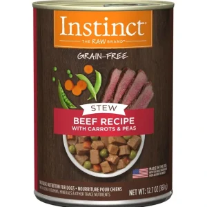 Sale Instinct Grain Free Stews Beef with Carrots and Peas Recipe Natural Canned Dog Food - Pet Home | The Perfect Pet Supplies Shopping Experience Cats