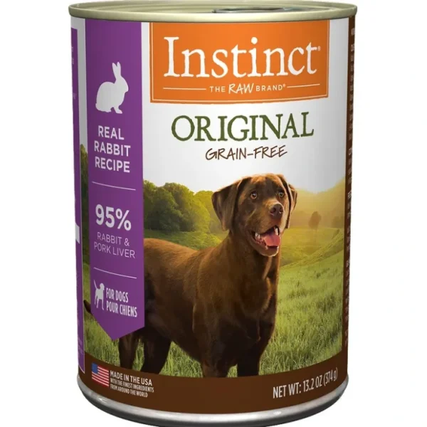 Sale Instinct Grain-Free Rabbit Formula Canned Dog Food - Pet Home | The Perfect Pet Supplies Shopping Experience Cats