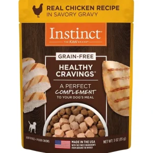 Online Instinct Healthy Cravings Grain Free Tender Chicken Recipe Meal Topper Pouches for Dogs - Pet Home | The Perfect Pet Supplies Shopping Experience Cats