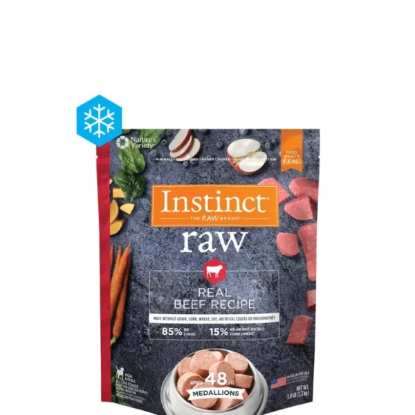 Cheap Instinct Raw Frozen Medallions Real Beef Recipe - Pet Home | The Perfect Pet Supplies Shopping Experience Dogs