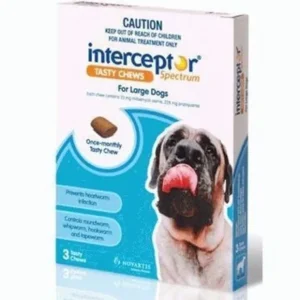 Cheap Interceptor Spectrum 3 pack Blue Large Dog 23-45kg Chews - Pet Home | The Perfect Pet Supplies Shopping Experience Dogs