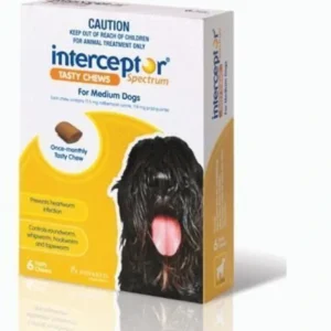 Cheap Interceptor Spectrum Yellow Chews 3 pack - dogs 11 -22kg - Pet Home | The Perfect Pet Supplies Shopping Experience Dogs