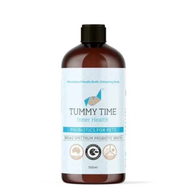 Flash Sale Ipromea Tummy Time Inner Health Probiotic for Dogs and Cats 500mL - Pet Home | The Perfect Pet Supplies Shopping Experience Cats