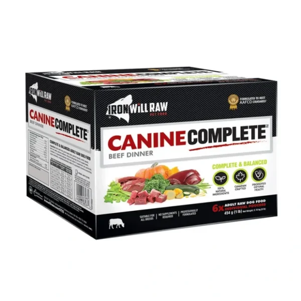 Cheap Iron Will Raw, Canine Complete, Beef Dinner - 2.72 kg - Pet Home | The Perfect Pet Supplies Shopping Experience Dogs