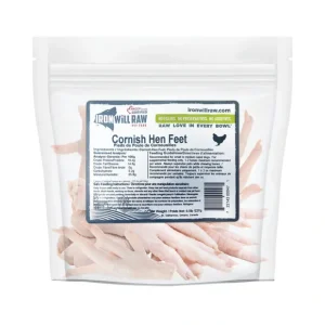 New Iron Will Raw, Cornish Hen Feet - .5 lb - Pet Home | The Perfect Pet Supplies Shopping Experience Cats