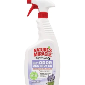 Online Just for Cats 3in1 Odor Destroyer - Lavender, 24 fl oz - Pet Home | The Perfect Pet Supplies Shopping Experience Cats