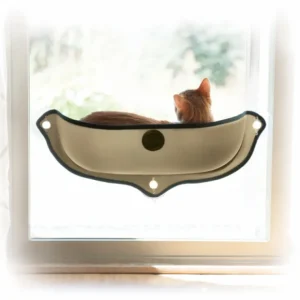 Cheap K & H EZ Mount Window Cat Bed - Tan - Pet Home | The Perfect Pet Supplies Shopping Experience Cats