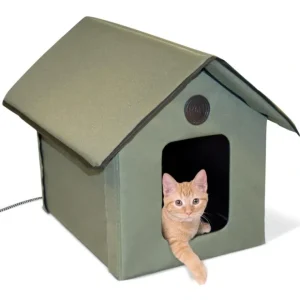 Outlet KH Pet Products Outdoor Thermo Heated Kitty House - Pet Home | The Perfect Pet Supplies Shopping Experience Cats