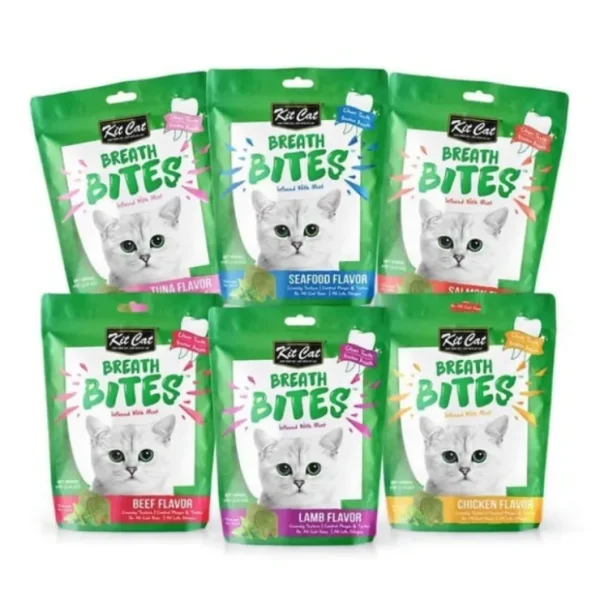 Flash Sale Kit Cat Breath Bites 60g - Pet Home | The Perfect Pet Supplies Shopping Experience Cats