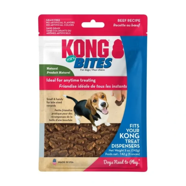 Fashion KONG Bites Mini Beef Dog Treats - Pet Home | The Perfect Pet Supplies Shopping Experience Cats