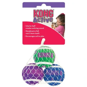 Cheap KONG, Cat Active Tennis Balls w/ Bells - Chase Cat Toy - Pet Home | The Perfect Pet Supplies Shopping Experience Pet Toys