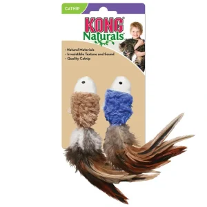 Best KONG, Cat Naturals Crinkle Fish 2pk Assorted - Interactive Cat Toy - Pet Home | The Perfect Pet Supplies Shopping Experience Pet Toys