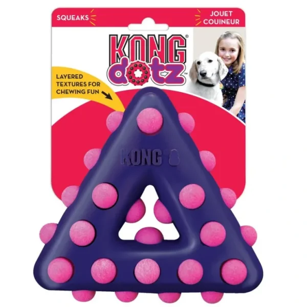 Hot KONG Dotz Triangle Dog Toy - Pet Home | The Perfect Pet Supplies Shopping Experience Cats